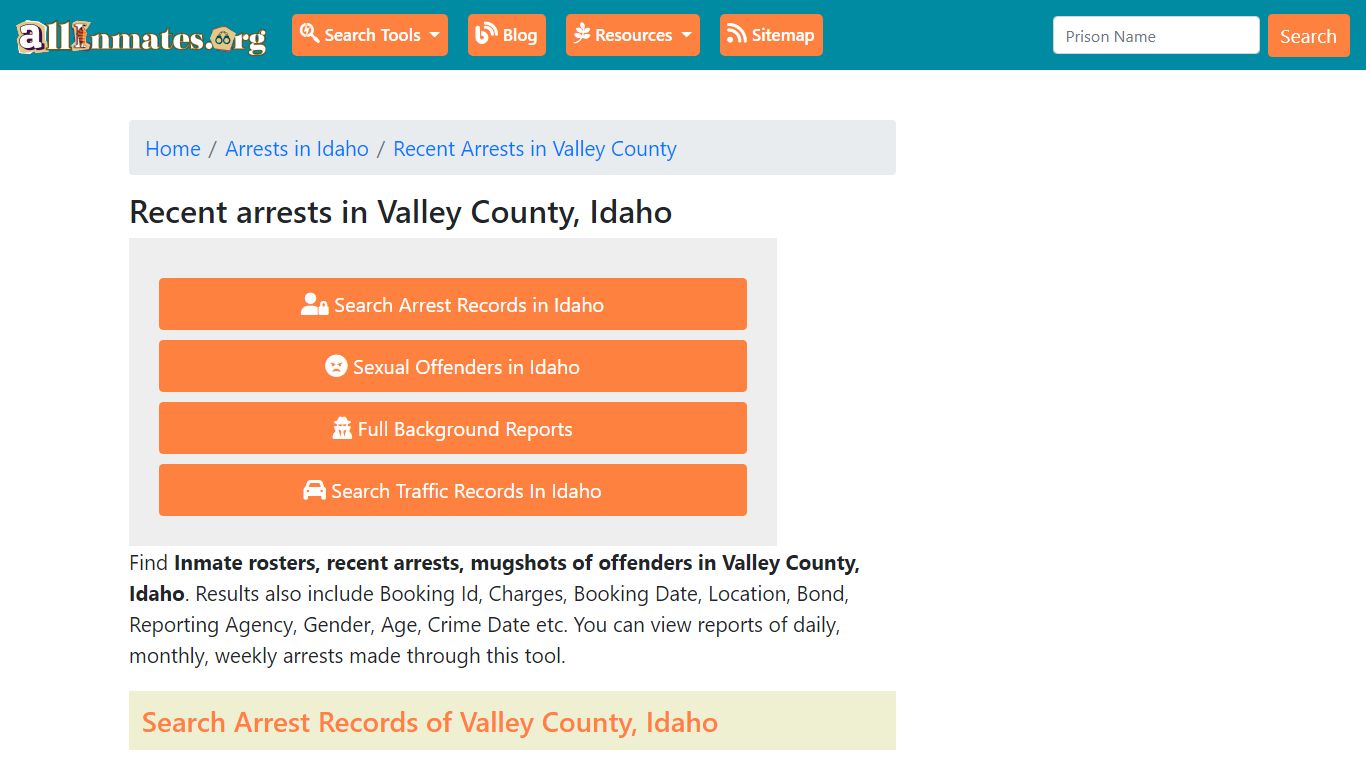 Recent arrests in Valley County, Idaho | Mugshots, Rosters, Inmates, Crimes